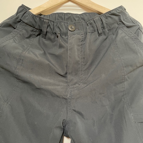 Unisex hiking pants slate color wind water resistant new - Picture 2 of 6